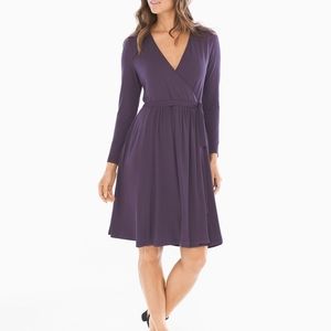 NWT Soma Faux Wrap Bracelet Sleeve Dress